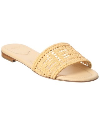 Dnu Fendi Sunshine Mesh & Raffia Sandal Women's