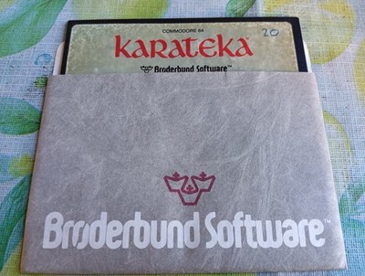 Karateka Disk Spiel für Commodore C64 C128  Game Disc Floppy 64 Broderbound 