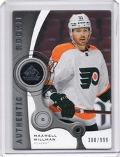 2021-22 Upper Deck SP Game used Retro Rookie Maxwell Willman /999