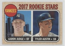 2017 Topps Heritage Rookie Stars Aaron Judge Tyler Austin #214 g5e