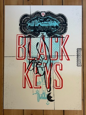 The Black Keys Poster - 09. November 2010 - Le Bataclan Paris Sehr guter Zustand