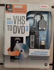 Roxio Easy VHS to DVD 3 Convert Old Home Movies VHS Tapes To DVD New