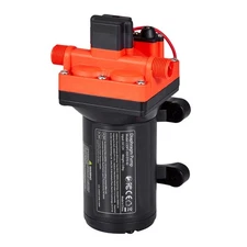 Uimoso 12V DC RV Water Pump, 5 GPM 4-Chamber Diaphragm Design for Efficient Flow