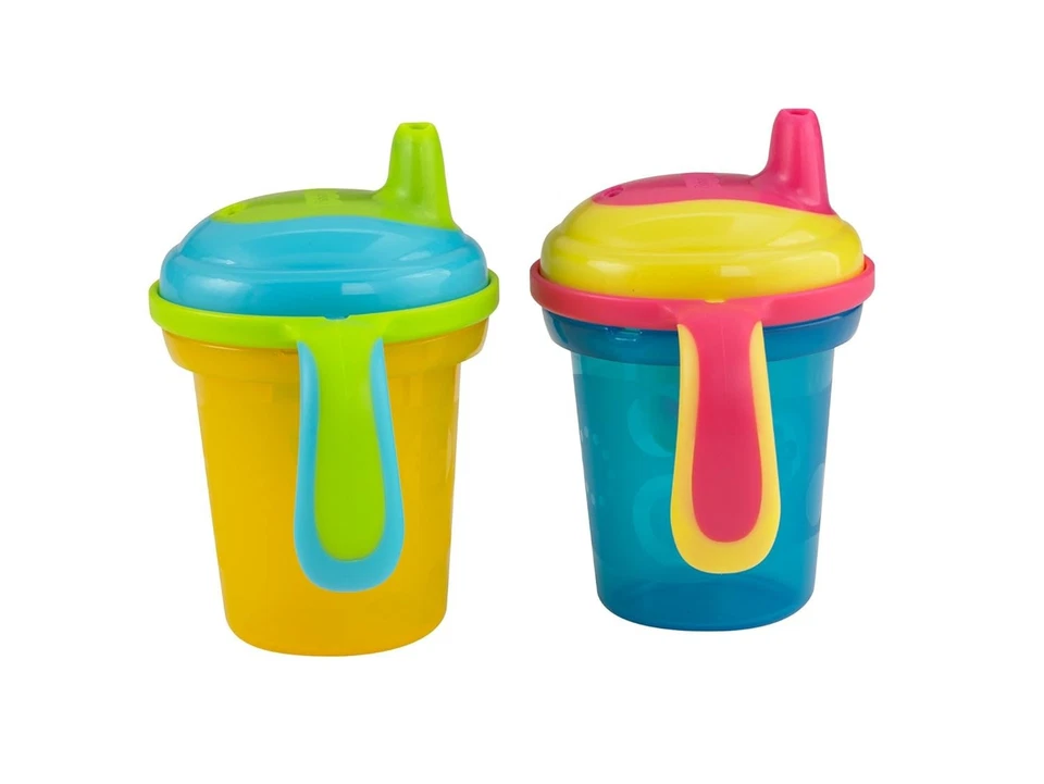 Fisher-Price Stack 'n Store Taza para sorber Caño Suave 2 Cuentas Bebé Set Alimentación NUEVO Foto 3 de 3