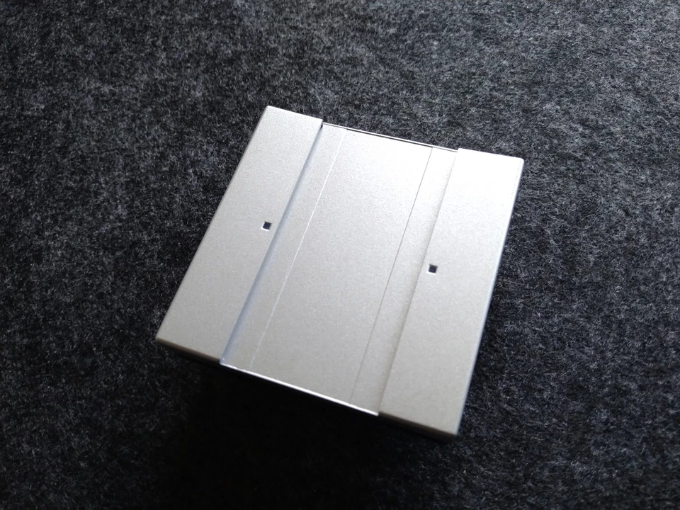 KNX BJ Busch-Jaeger 6125/02-83 1/2-fach Tastsensor Aluminium Kunststoff Bedienel - Bild 3 von 4