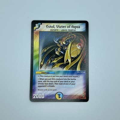 Duel Masters  English - Estol, Vizier of Aqua, DM-10 -  97/110 - Uncommon