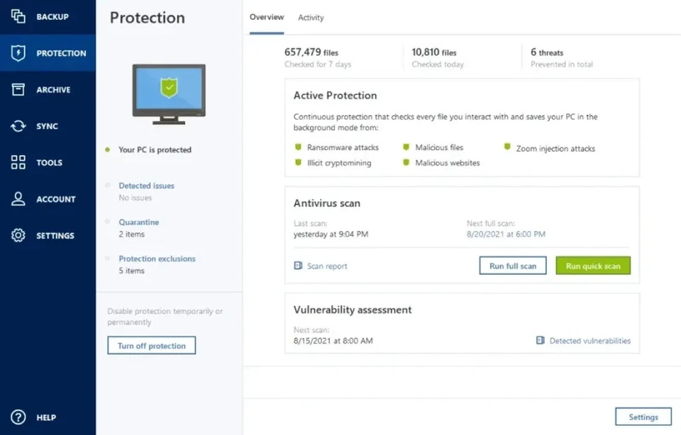 Acronis True Image 2025 Advanced 1 Device 1 Year 500 GB - Image 4 of 4
