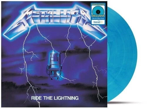 SEALED Metallica - Ride The Lightning Exclusive walmart electric blue vinyl
