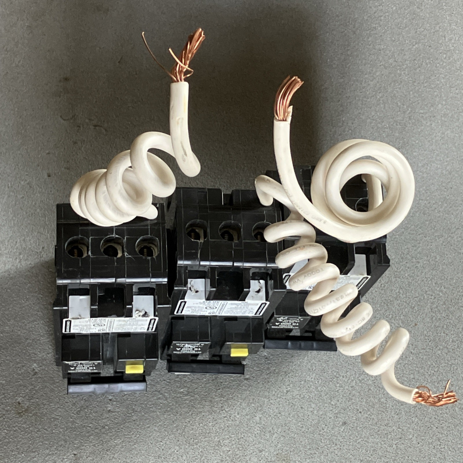 Square D Homeline HOM250GFI 2 Pole 50 Amp Plug In HOM250GFIC GFI Breaker