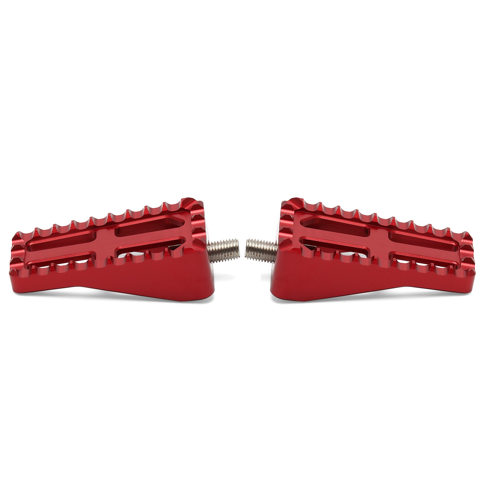 Red Floorboards Foot boards Serrated For Harley Touring Electra Glide Road King