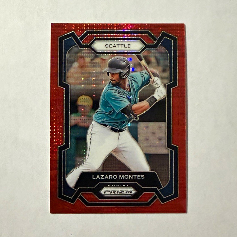 Panini 2024 Prizm Baseball Lazaro Montes Seattle Mariners #67 1/399