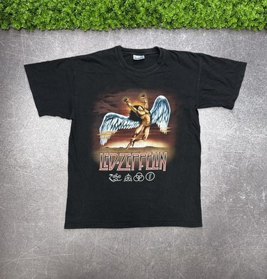 Vintage 2000s Led Zeppelin Icarus T Shirt Rock Band