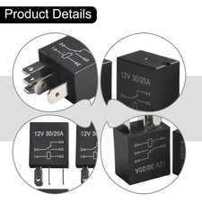 Waterproof 5 Pin Auto Fuel Pump Relay 14 PCS Power Relay Reliable Performance