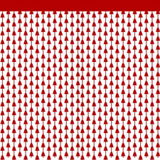 2 Pack 3.2ft x 6.6ft Christmas Metallic Foil Fringe Curtain, Red Christmas Tree