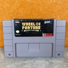 Wheel of Fortune Deluxe Edition Nintendo SNES Super Nintendo GameTek SNS-XF-USA