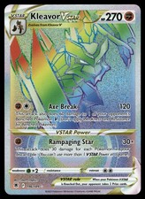 Kleavor VSTAR 196/189 Rainbow Rare Astral Radiance Pokemon Holo Near Mint on eBay