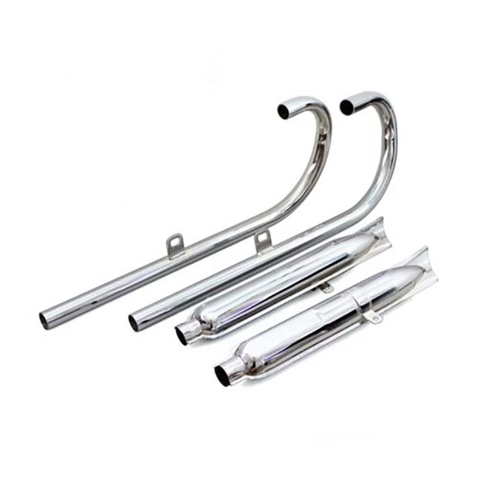 Tubo de enlace silenciador de escape cola de pez 2 piezas para BMW M72 R71 K750 M1 R12 Dnepr MT12 Foto 3 de 4