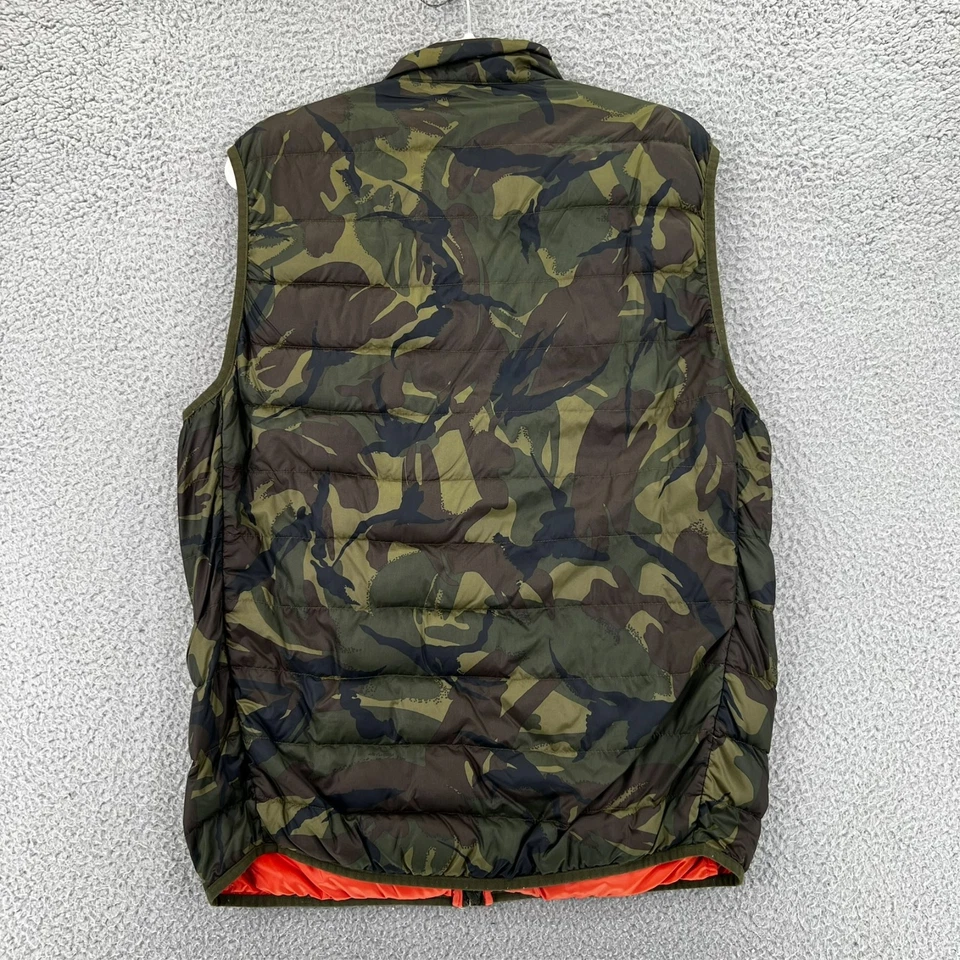 Polo Sport Puffer Chaleco Para Hombre Grande Camuflaje Verde Marrón Embalable Abajo LEER Foto 2 de 4