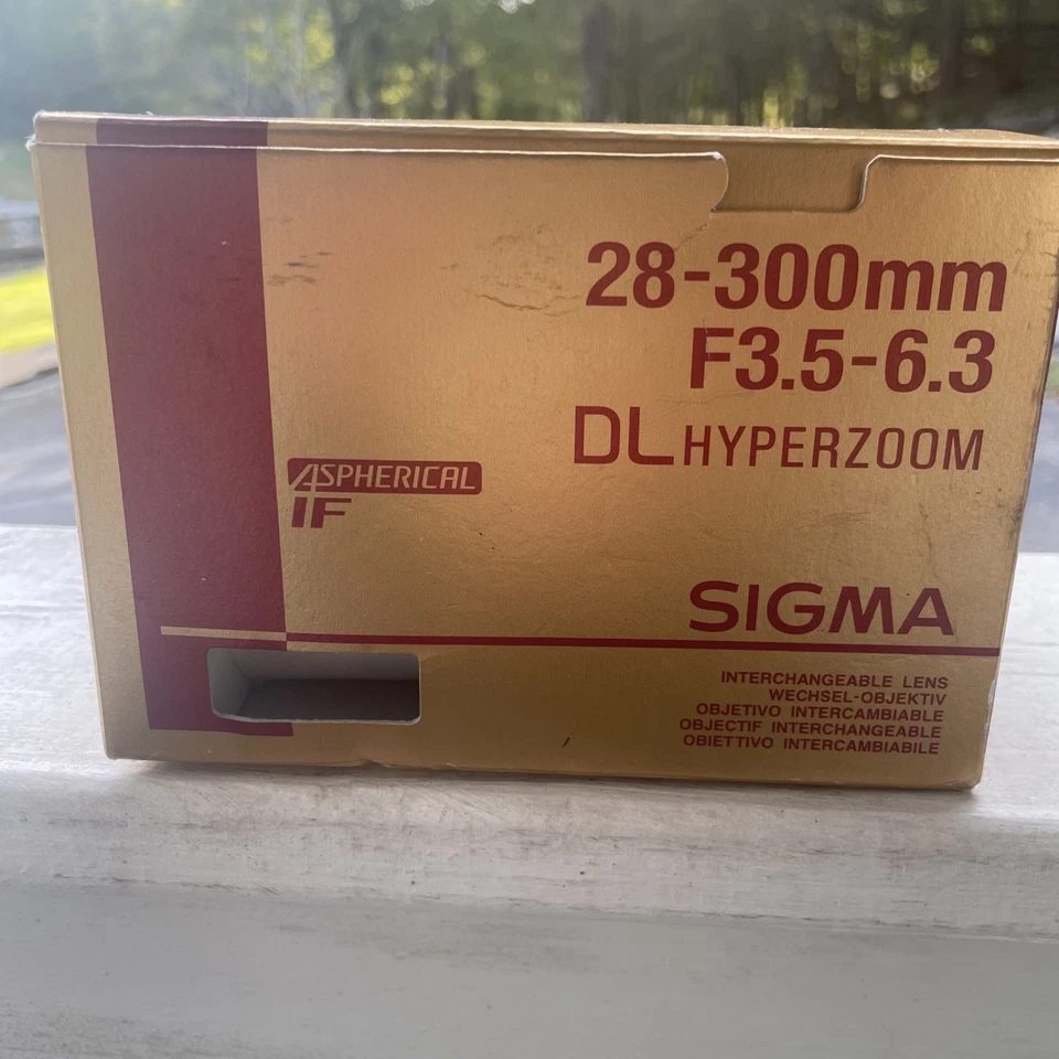 Sigma AF 28-300mm F3.5-6.3 ASPH IF DL Hyperzoom Nikon EF [Piezas/Reparación] Foto 3 de 4