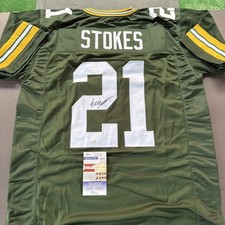 Eric Stokes Autographed Signed XL Custom Packers Jersey-JSA ROOKIE AUTOGRAPH