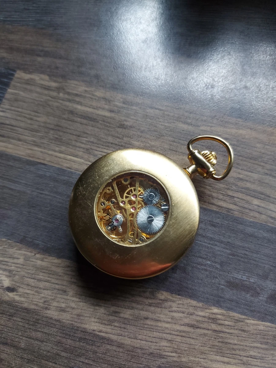 RELOJ BOLSILLO SEKONDA CLASSIQUE CAJA PROFUNDA GRANDE VINTAGE - REPUESTOS REPARACIÓN