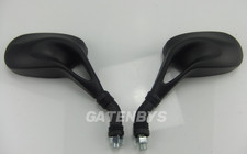 New Pair Black Mirrors For Yamaha BT1100 02-06 SHORT STEM 10mm Left & Right BT