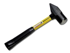 NUPLA 3 Lb Head Forged Steel Cross Pein Hammer 15" Fiberglass Handle USA