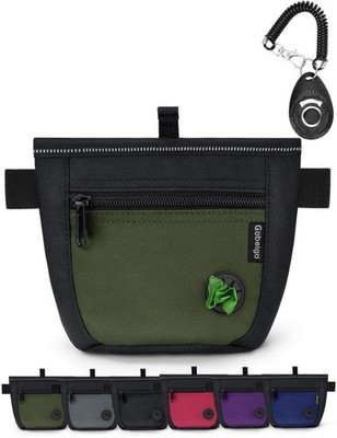 Dog Treat Pouch and Training Clicker, Upgrade Two Magnetic Closure to Prevent...