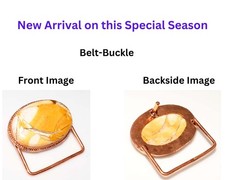 Copper Plated Brecciated Mookaite Belt Buckle 1.8" New Year Gifts Trendy MJ