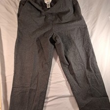 Vintage 90s Talbots Womens 8 Gray Wool Dress Pants Made in USA Lined Trousers