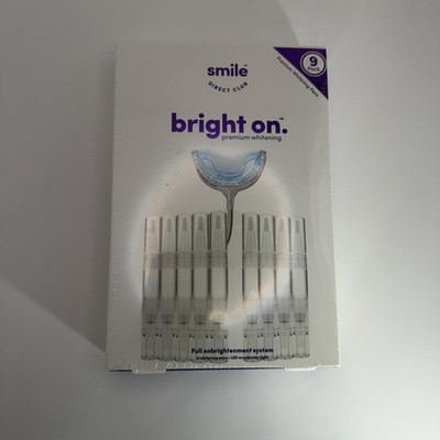 Smile Direct Club Bright On Premium Teeth Whitening Kit 9 Pens LED Light New