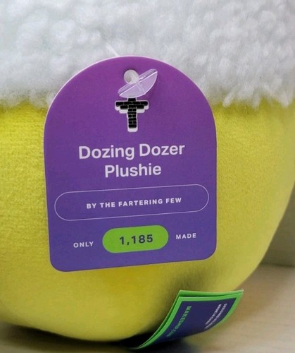 Peluche Makeship Dozing Dozer By The Fartering Poche Grace Roblox gioco peluche - NUOVO - Foto 9 di 11