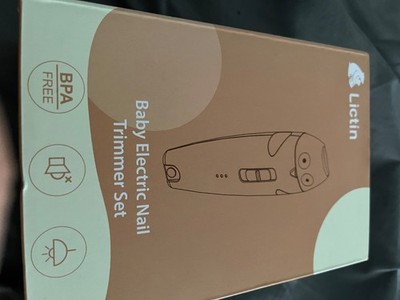 Lictin Baby Electric Nail Trimmer Set 26-in-1 Grooming Kit Rechargeable New