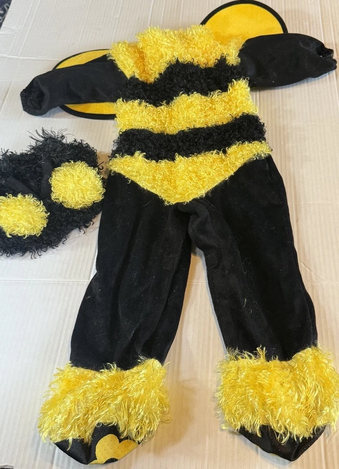 Rubíes Talla 12-18 Meses Miel Abejorro Halloween Disfraz Mono Foto 2 de 4