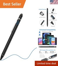 Versatile Touchscreen Stylus with 1.5mm Tip - Perfect for Artists Students