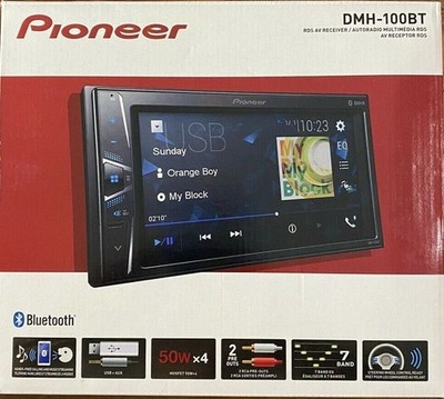 Pioneer DMH-100BT Bluetooth Media Player Android iPhone USB, BRAND NEW