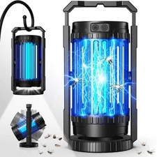 Bug Zapper Outdoor & Indoor, 4200V Electric Mosquito Zapper, 4 in 1 Fly Trap ...