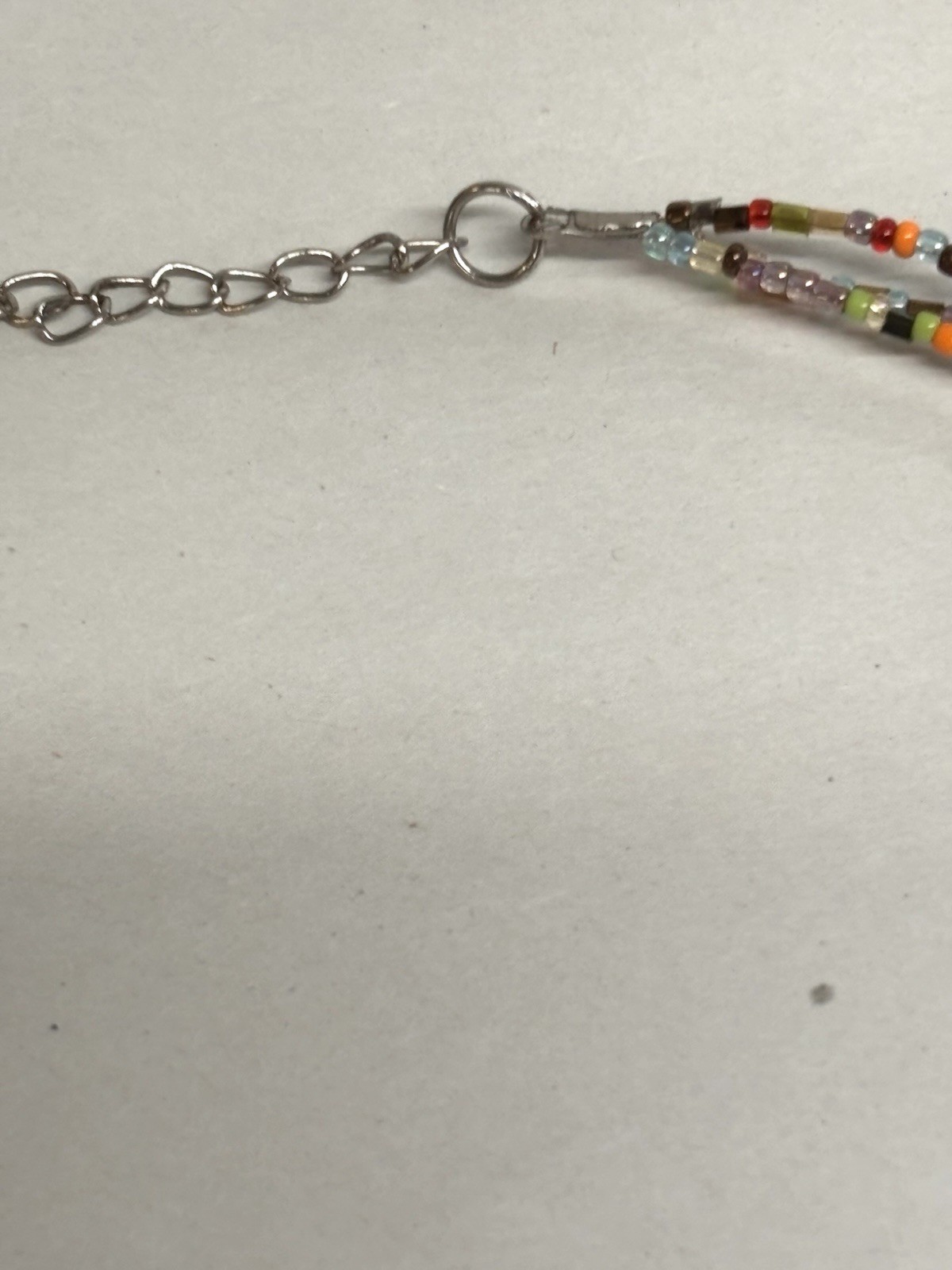 Beaded Turquoise And Ceramic Statement Necklace - image 8