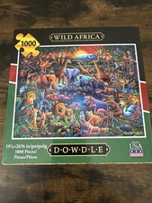 NIB 2020 Wild Africa Dowdle Jigsaw Puzzle 1000 Pieces Made in USA