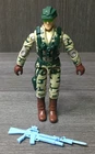 1989 GI Joe RECOIL v1 w/ Rifle ARAH Hasbro Vintage Figure Lot