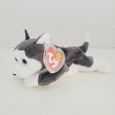 Ty Beanie Babies ''Nanook'' the Husky 1996, Retired NEW and MINT