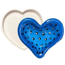 O.D.8.5"x 8 D.1.25"Heart Dam Mold Glass Fusing