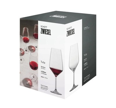 Schott Zwiesel TULIP Bordeauxglas 656 ml 4er Set aus Kristallglas