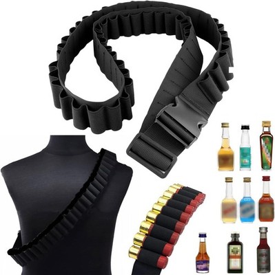 1 Stück Patronengürtel, 27 Loch Klopfer Gürtel, Nylon Schnaps Shell Gürtel für 1