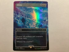 MTG Standard Showdown Promo ULTIMA Foil NM (3158) Graded Power