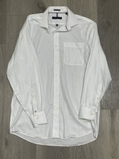 Tommy Hilfiger Men's Regular Fit Long Sleeve Dress Shirt Size M 15-151/2 32-34