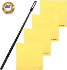 Flute Cleaning Kit, Flute Care Set, Flute Cleaning Rod with 4 Pcs Flute Cleaning