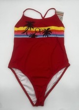 NWT OP Ocean Pacific Cherry Red Swimsuit - Size S One Piece