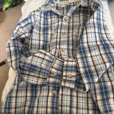 Boys Darcy brown checked shirt Age 4 Years