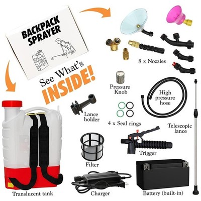 100 PSI Cutoff Sprayer - 8 Nozzles Included